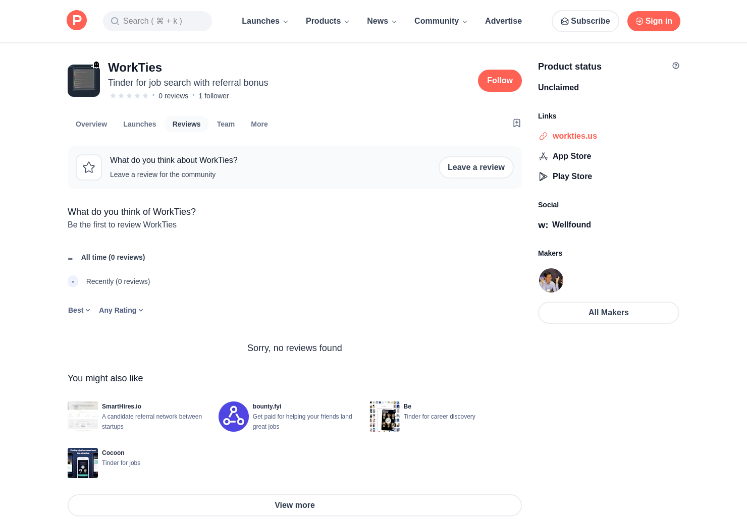 Workties Reviews Pros Cons And Rating Product Hunt - 